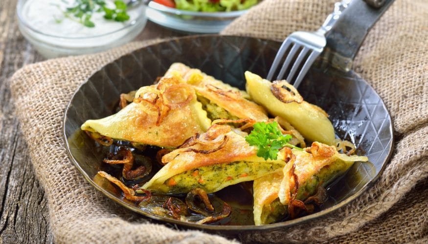 maultaschen Geschmolzene Maultaschen
