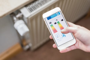 Temperaturregelung auf dem Smartphone