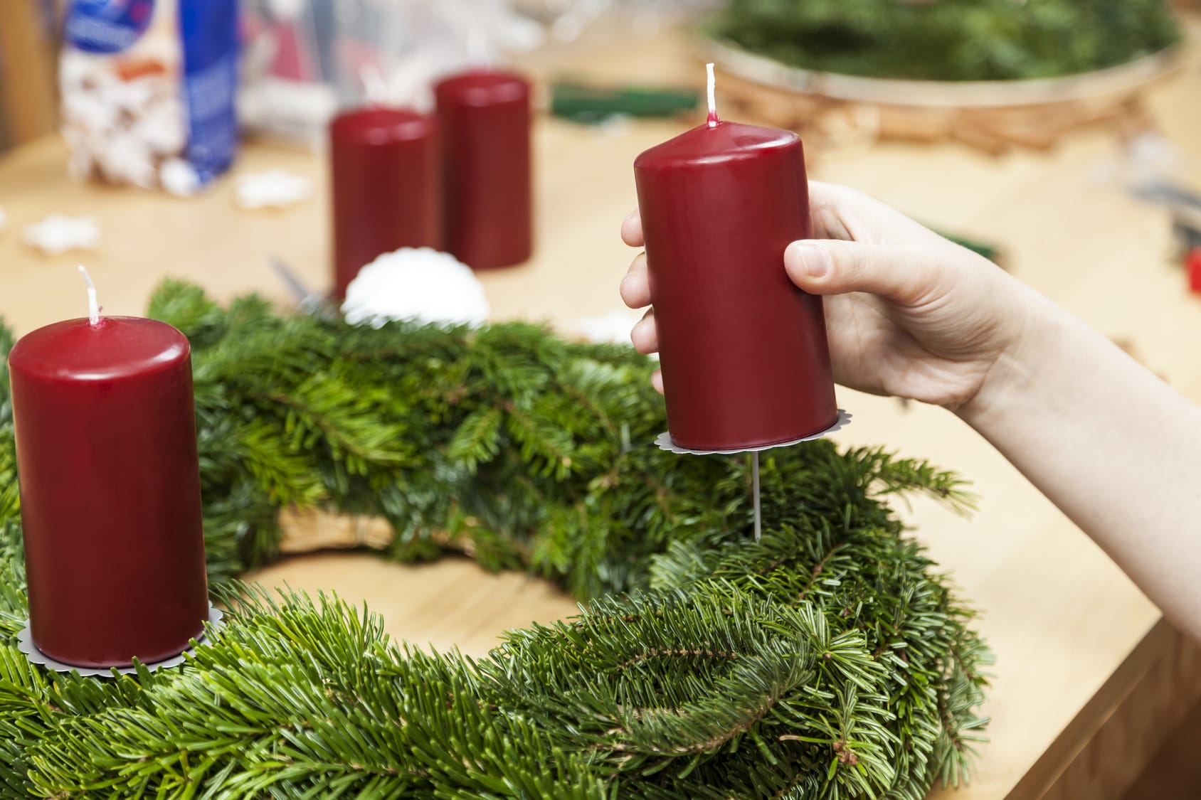 Adventskranz selber machen – Schritt für Schritt Anleitung