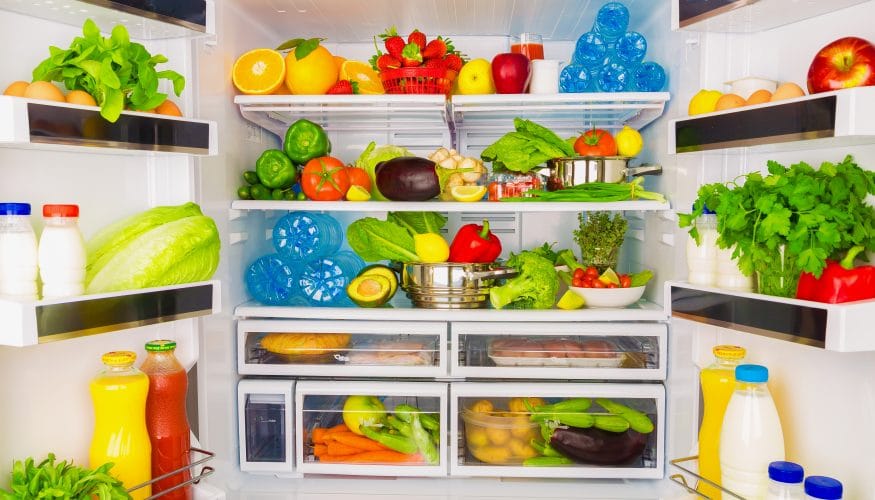 https://www.haushaltstipps.net/wp-content/uploads/lebensmittel-im-kuelschrank Lebensmittel im Kühlschrank lagern – Oben ist es wesentlich wärmer