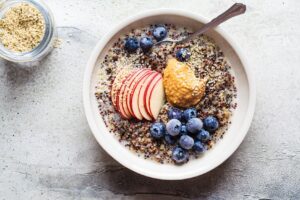 porridge mit hanfsamen