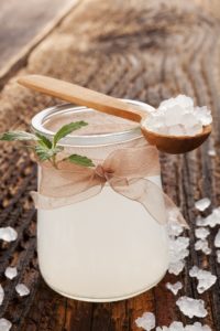 wasserkefir in einem glas