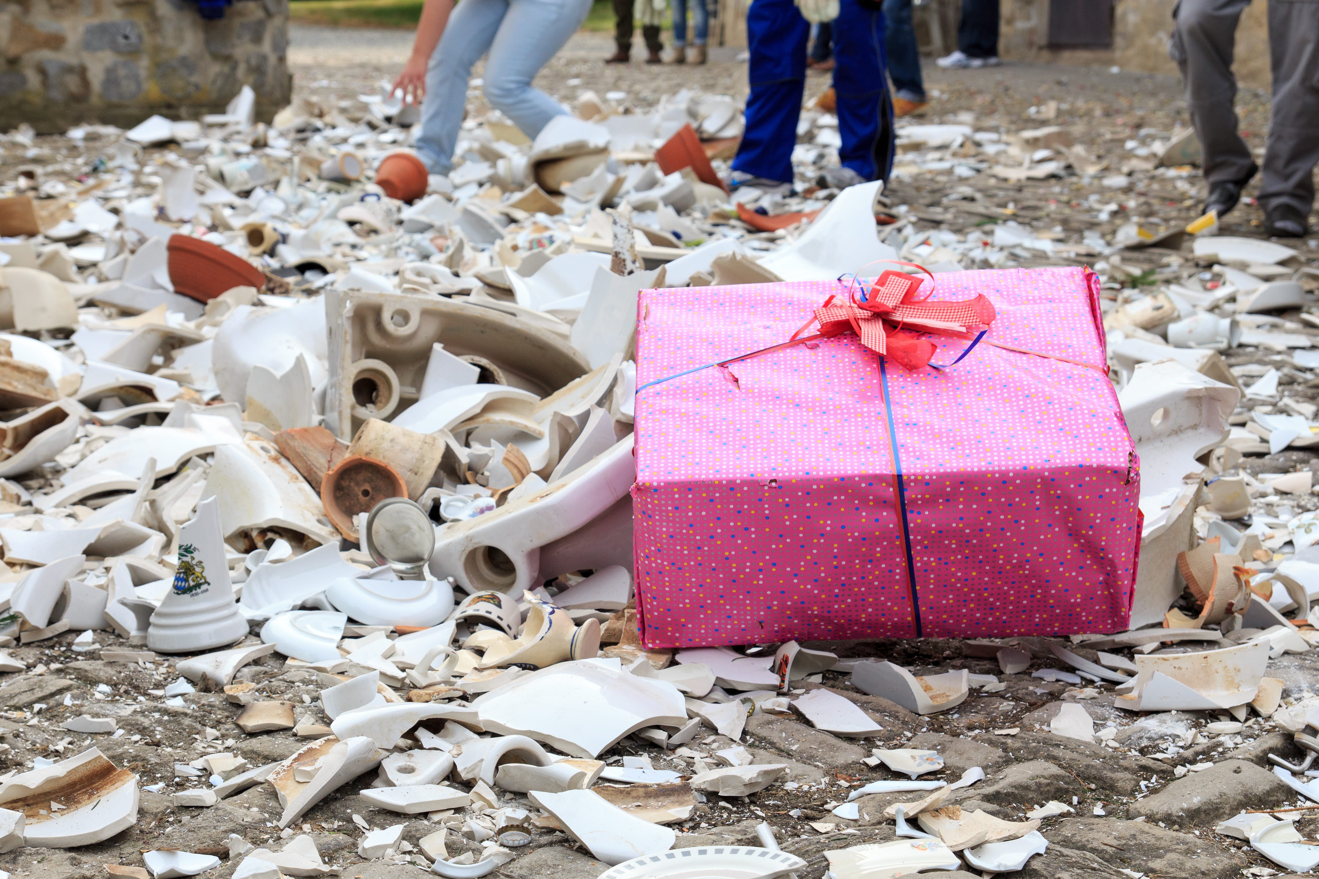 Witziges Geschenk zum Polterabend